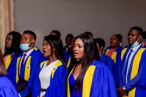 Student celebrating academic achievement